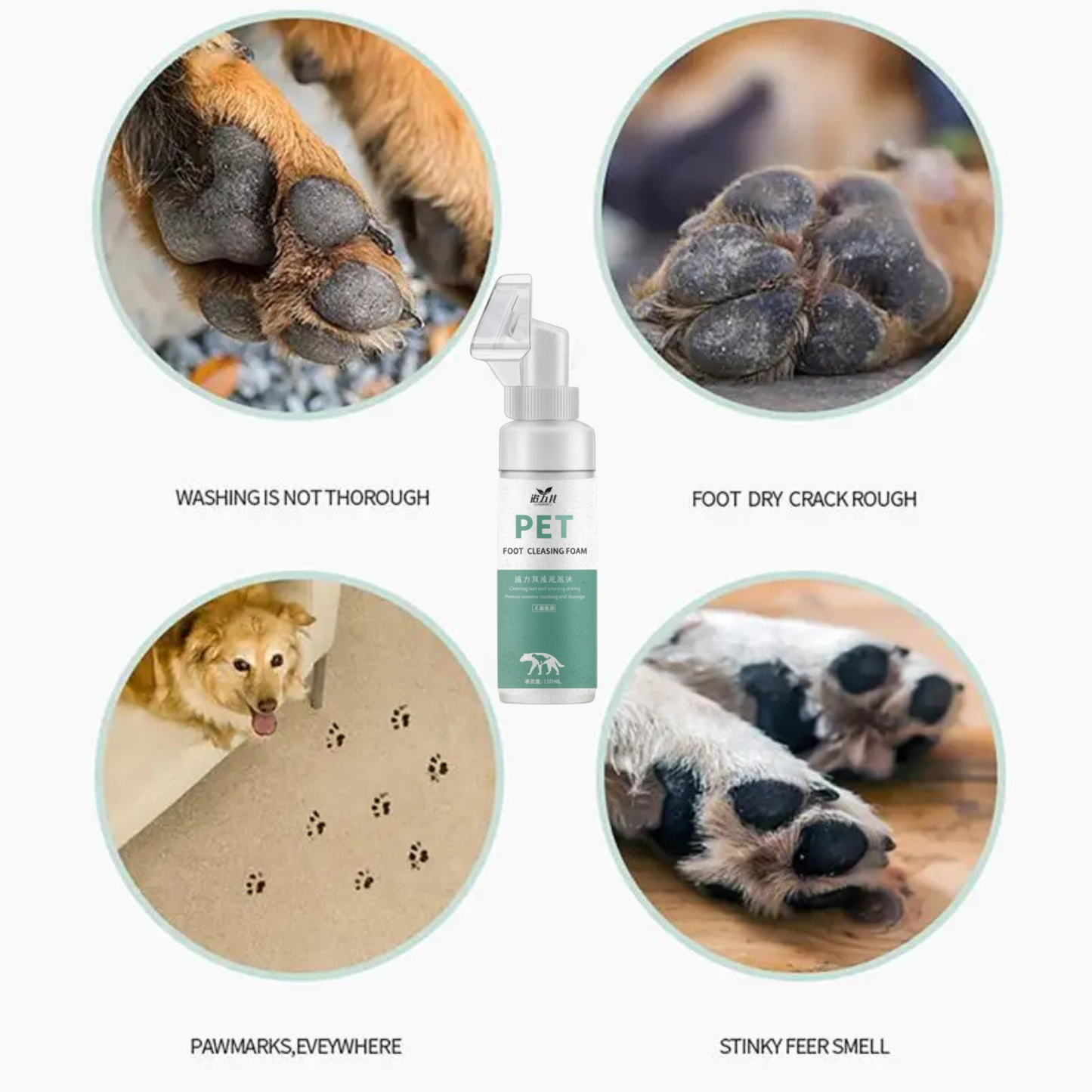 Paw Cleaning Foam