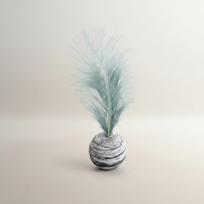Cat & Dog Star Feather Ball Toy