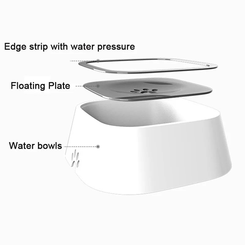 Anti-Overflow Pet Drinking Bowl
