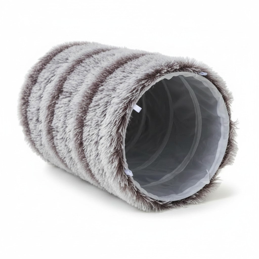 Donut Plush Cat Tunnel – Cozy, Washable Bed for Sleeping & Playing Kittens